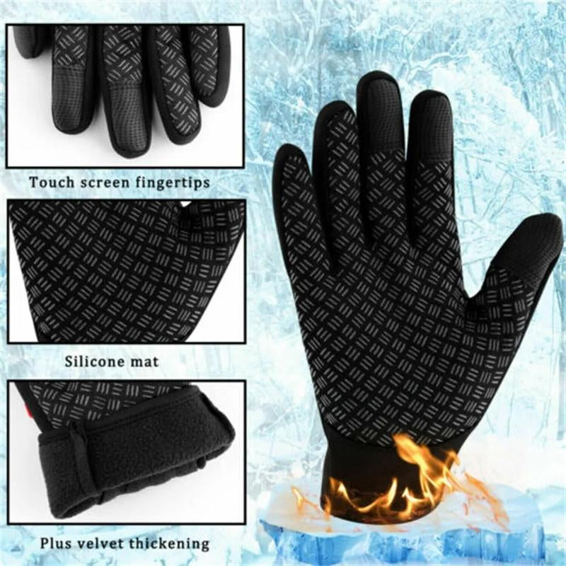 Men & Women Thermal Windproof Waterproof Winter Gloves Touch Screen Warm Mittens Thermal Glove Thermal Windproof Sport Glove