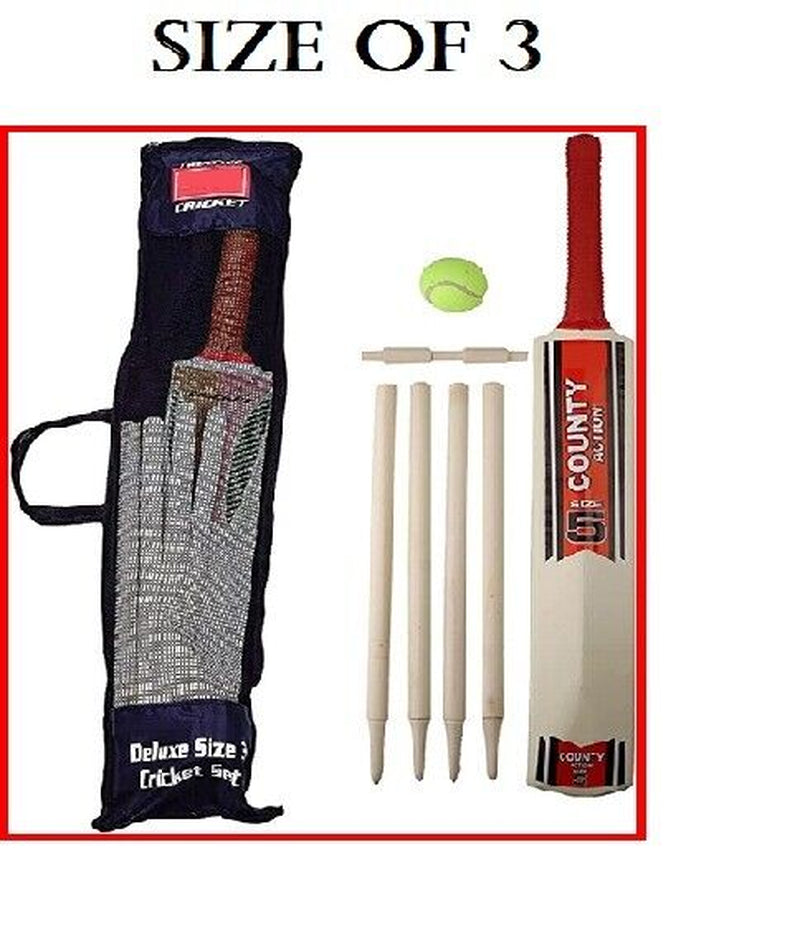 Cricket Set in Mesh Carry Bag Suitable for Approximate Ages 8-12 Years.Size 3/5