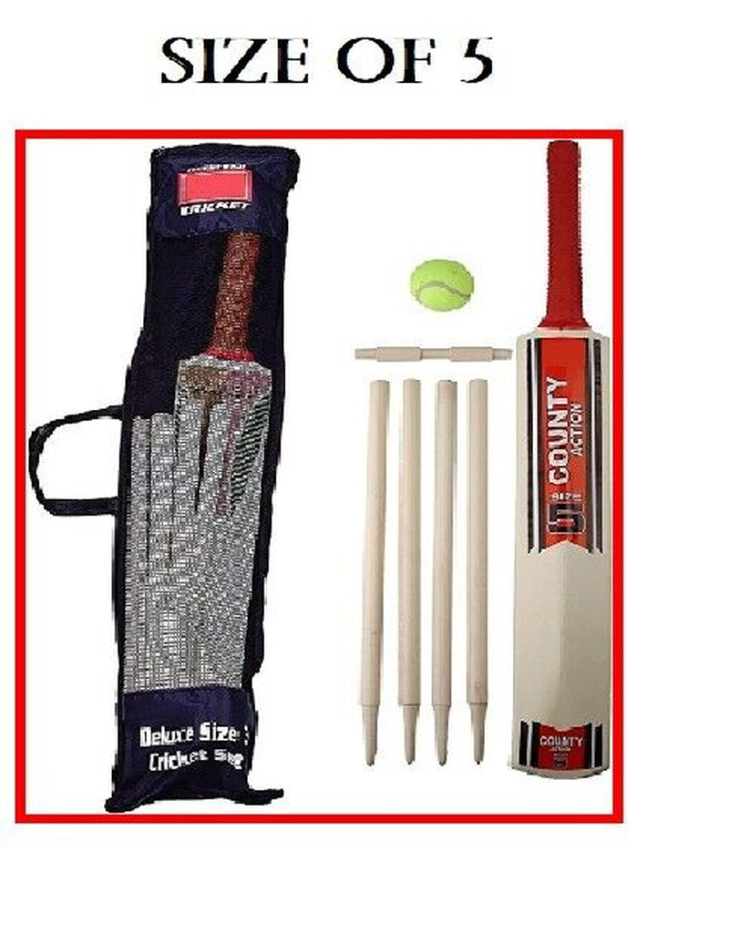 Cricket Set in Mesh Carry Bag Suitable for Approximate Ages 8-12 Years.Size 3/5