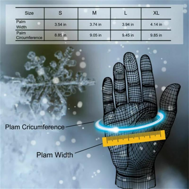 Men & Women Thermal Windproof Waterproof Winter Gloves Touch Screen Warm Mittens Thermal Glove Thermal Windproof Sport Glove