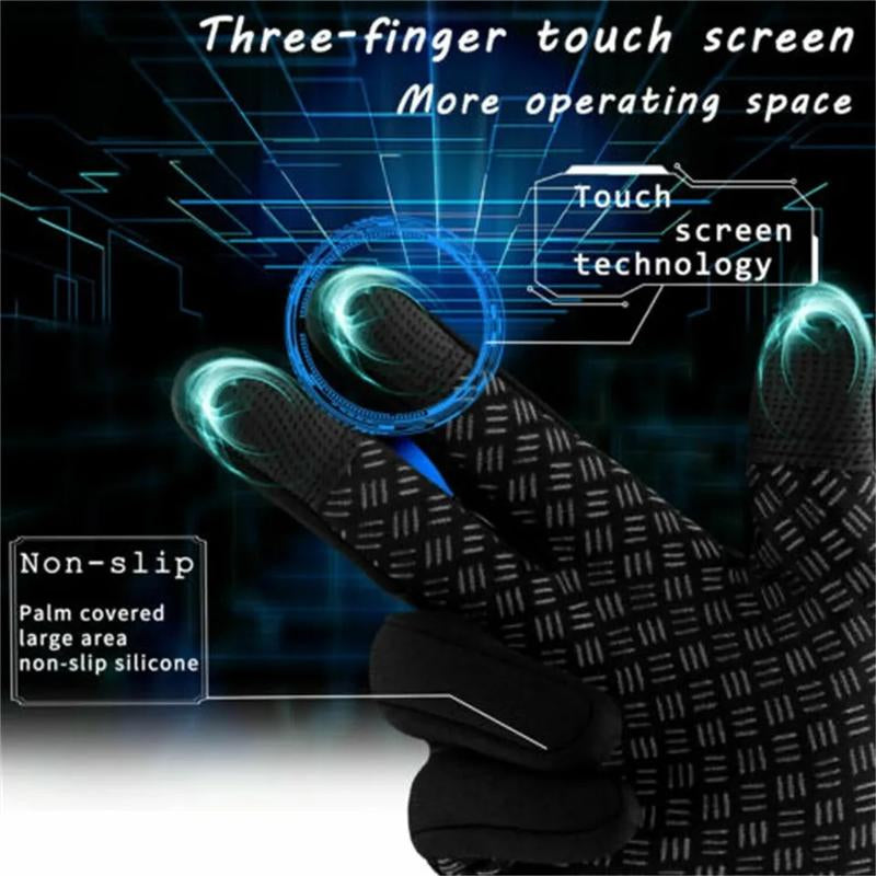 Men & Women Thermal Windproof Waterproof Winter Gloves Touch Screen Warm Mittens Thermal Glove Thermal Windproof Sport Glove