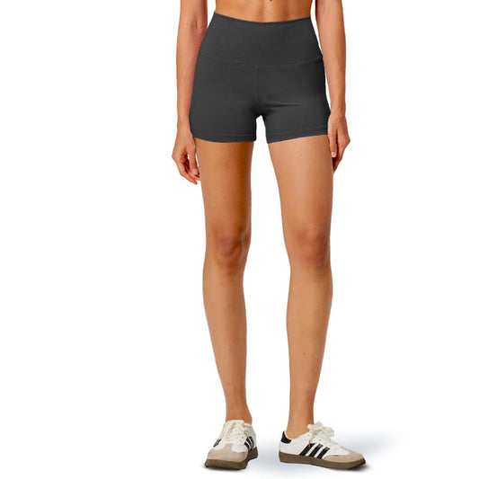 Women'S High Waisted Biker Shorts, 4"/ 6" Black Gym Athletic Workout Yoga Shorts for Women