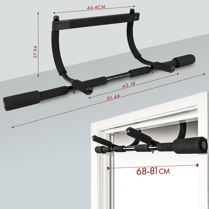 Doorway Pull up Bar Chinup Abdo Dip Station Situp Home Exercise Fitness Workout