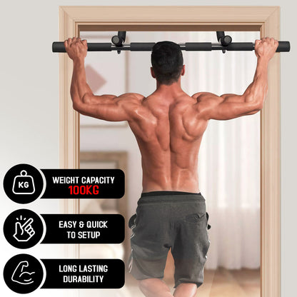 Doorway Pull up Bar Chinup Abdo Dip Station Situp Home Exercise Fitness Workout